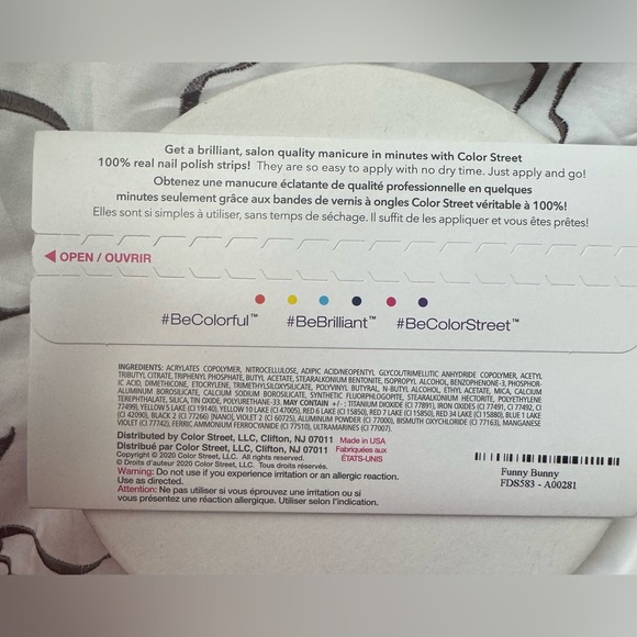 🐰✨ Color Street “Funny Bunny” (Retired) Nail Strips NEW 2 for $9 / 3+ $3 each - Picture 3 of 3